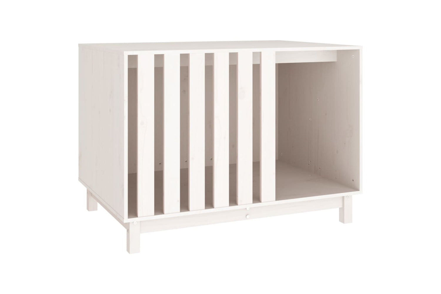vidaXL 822492 Dog House White 100x70x72cm Solid Wood Pine