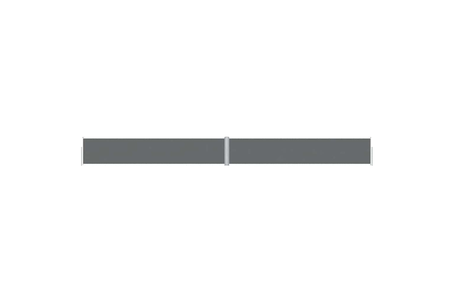 vidaXL 318056 Retractable Side Awning Anthracite 117x1200cm