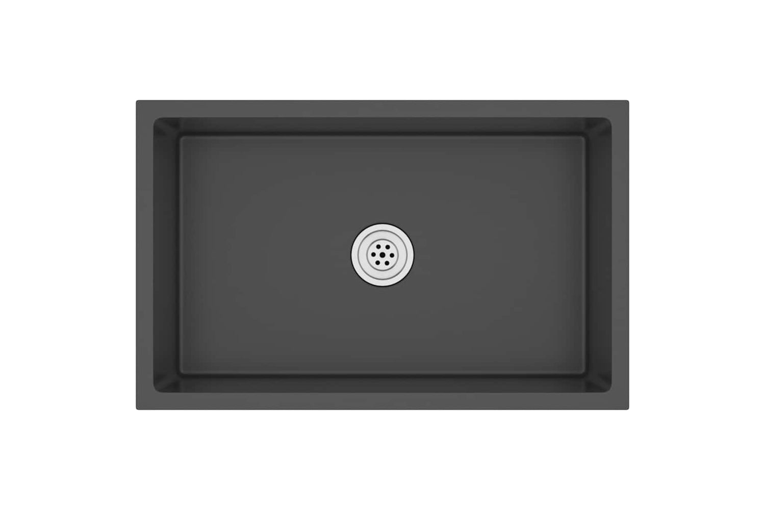 Vidaxl 51517 Handmade Kitchen Sink Black Stainless Steel