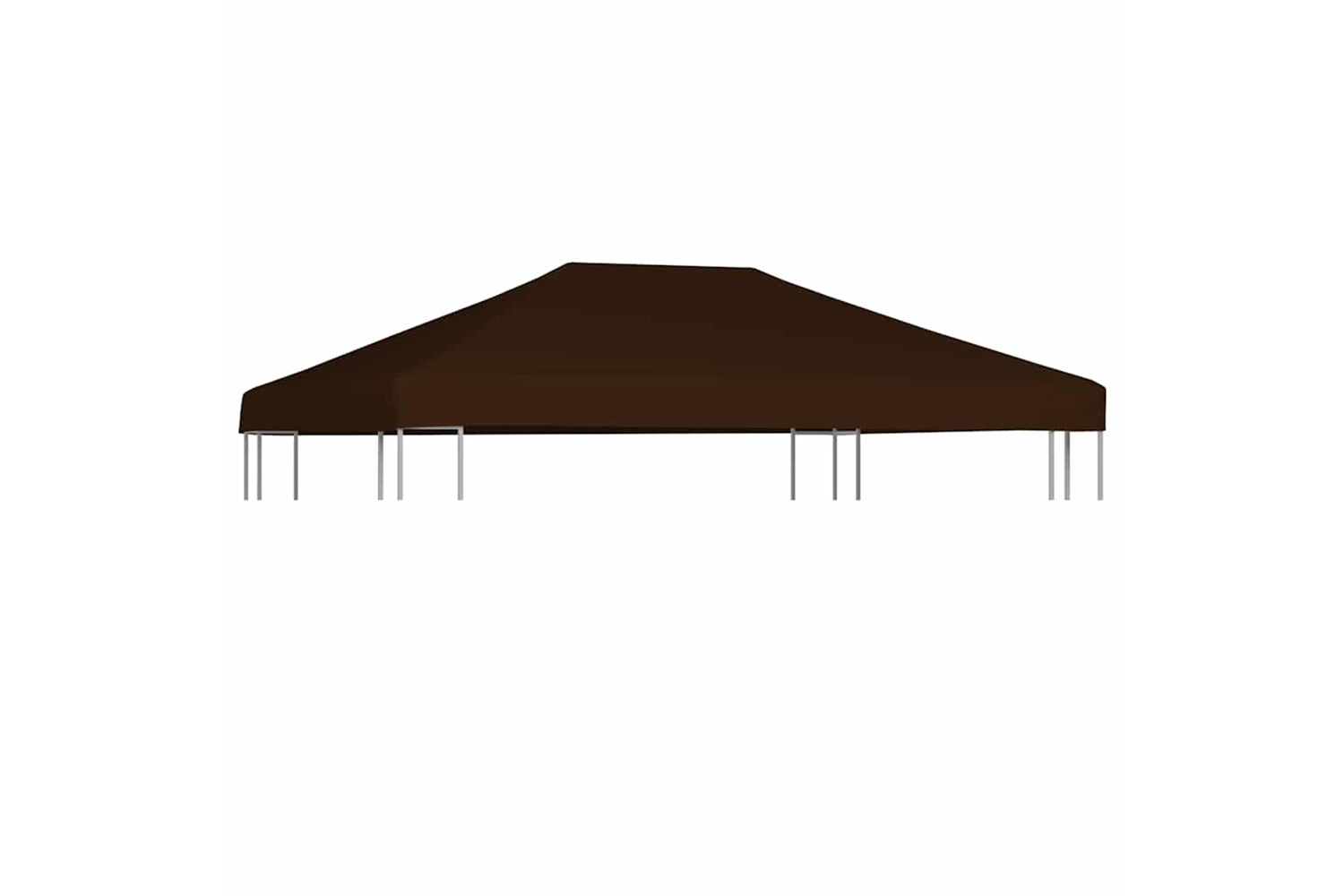 Vidaxl 46625 Gazebo Top Cover 310 G/mâ² 3x4 M Brown