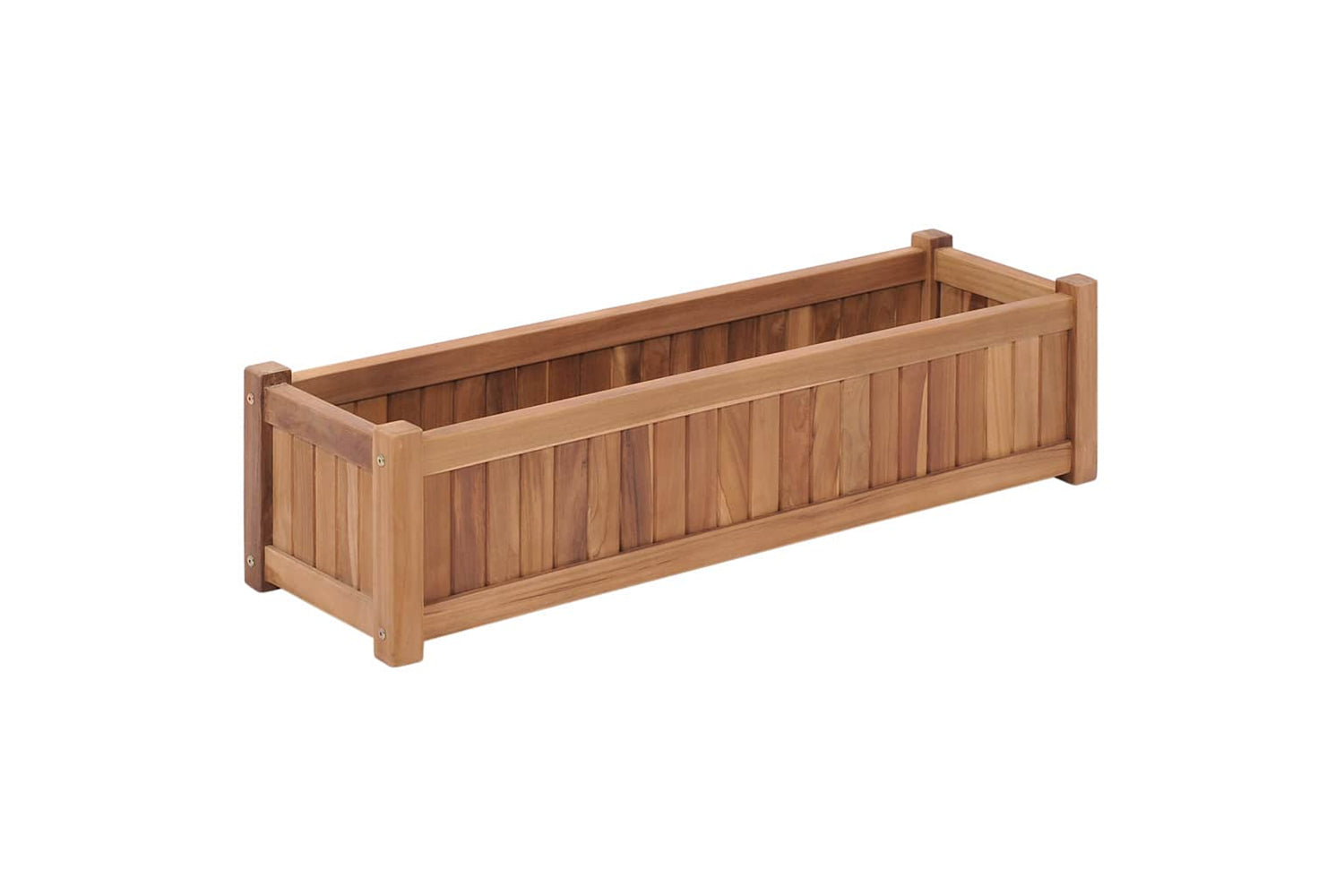vidaXL 48968 Raised Bed 100x30x25cm Solid Teak Wood