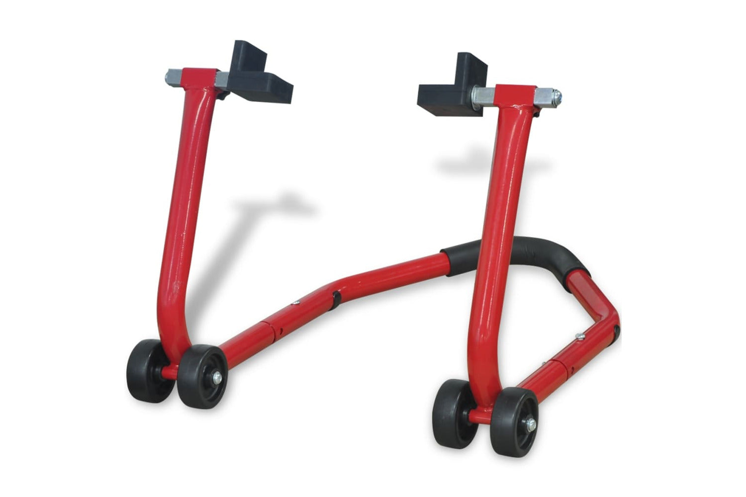 Vidaxl 141971 Motorcycle Rear Paddock Stand Red-2