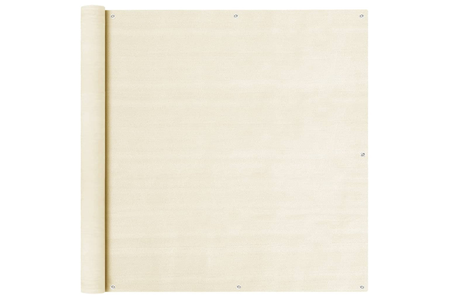vidaXL 310930 Balcony Screen Cream 120x500cm Hdpe