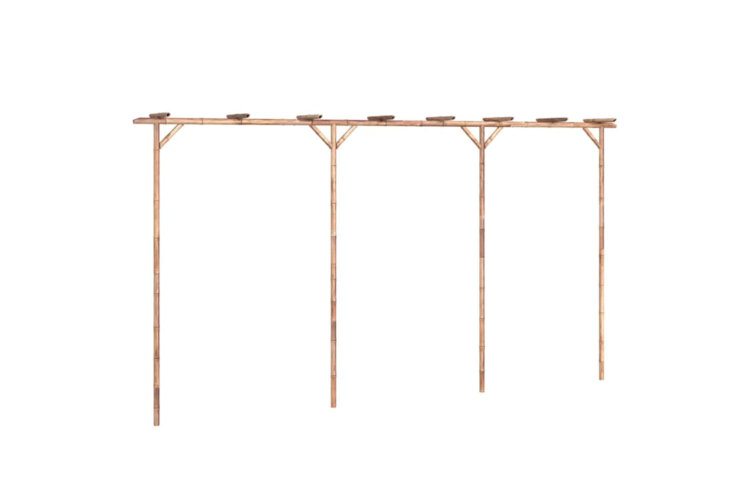 vidaXL 341747 Pergola Bamboo 385x40x205cm