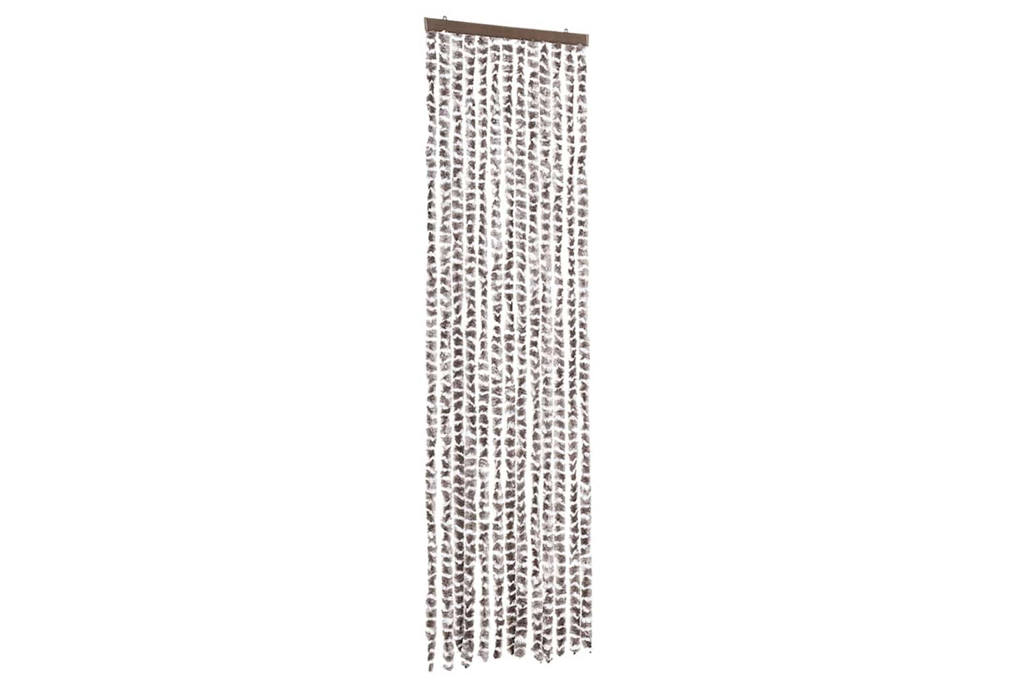 vidaXL Insect Curtain Taupe And White 56x185cm Chenille