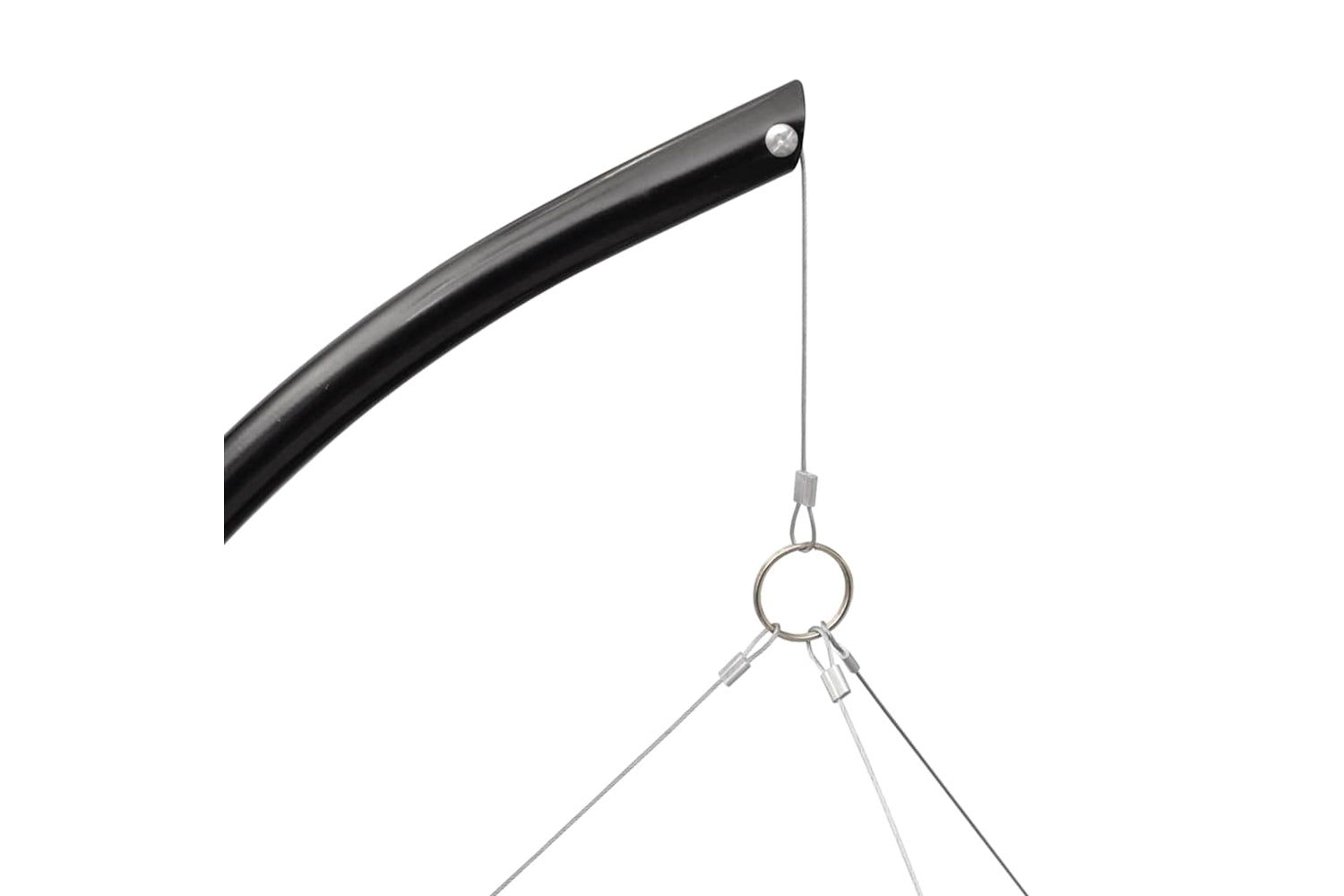 Vidaxl Bbq Stand Charcoal Barbecue Hang Round-4