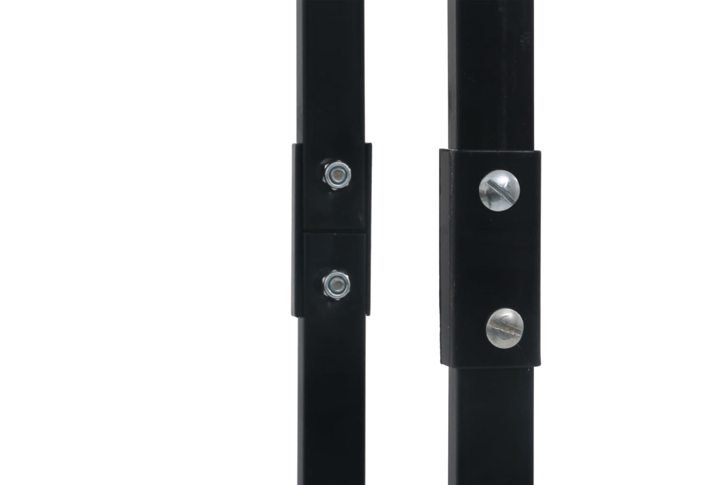 vidaXL 286286 Firewood Rack Black 100x25x200cm Steel-4