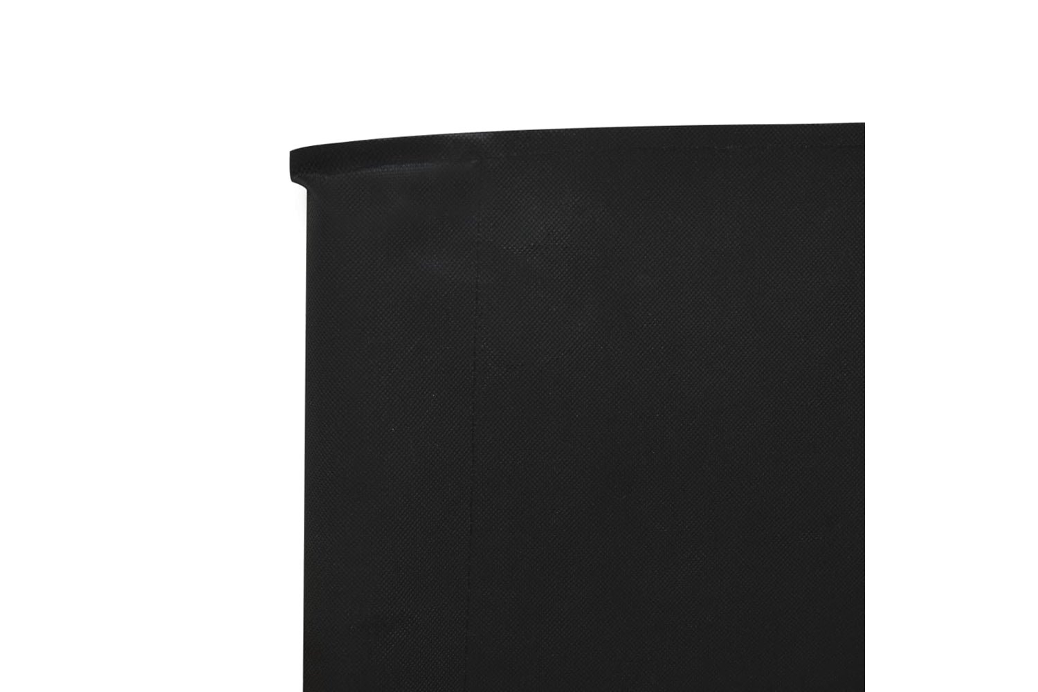 vidaXL 47164 5-panel Wind Screen Fabric 600x120cm Black-4
