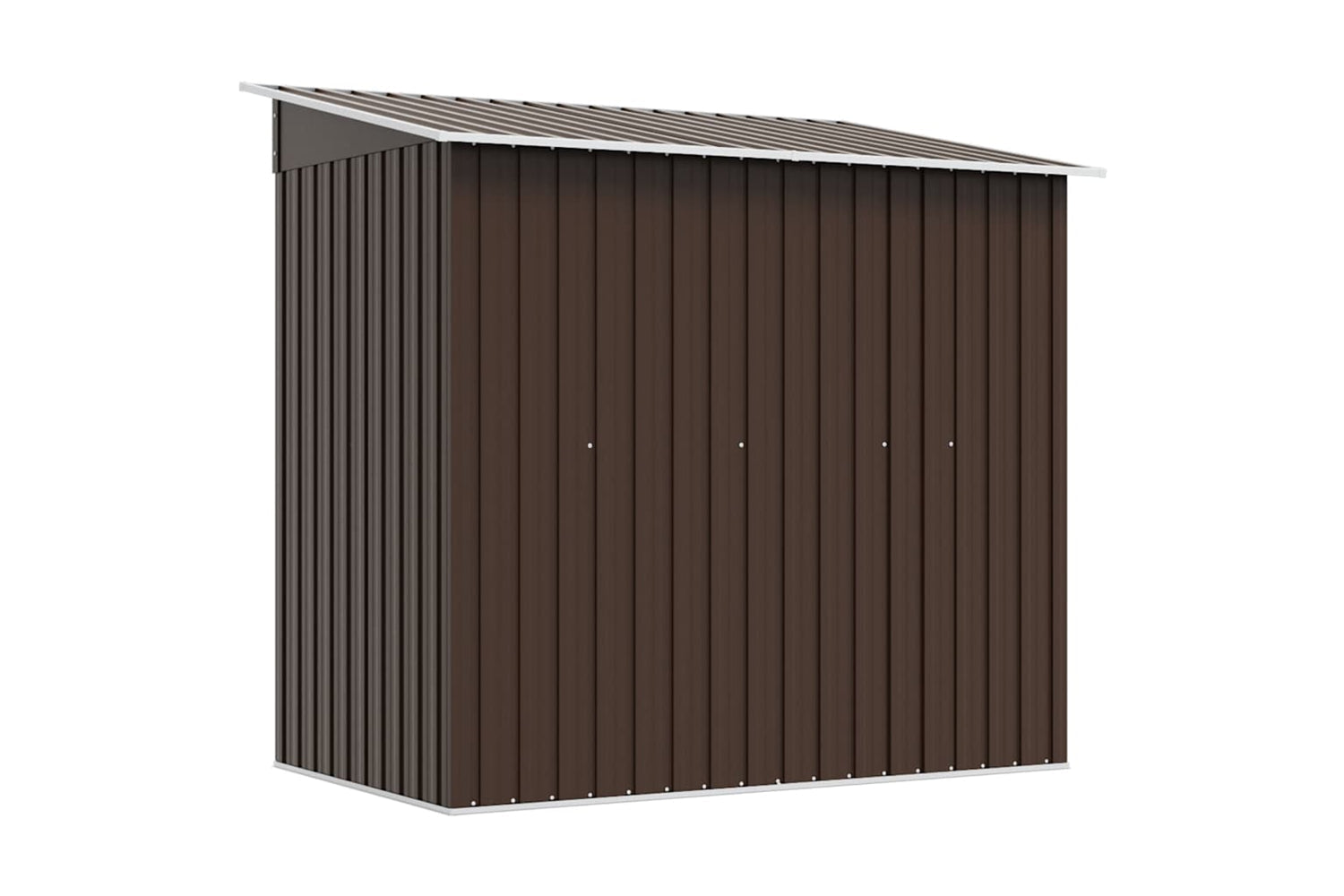 vidaXL 47027 Garden Storage Shed Brown 194x121x181cm Steel-7