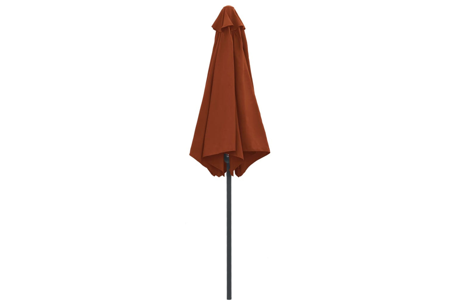 vidaXL 47349 Outdoor Parasol With Aluminium Pole 270x246cm Terracotta-4