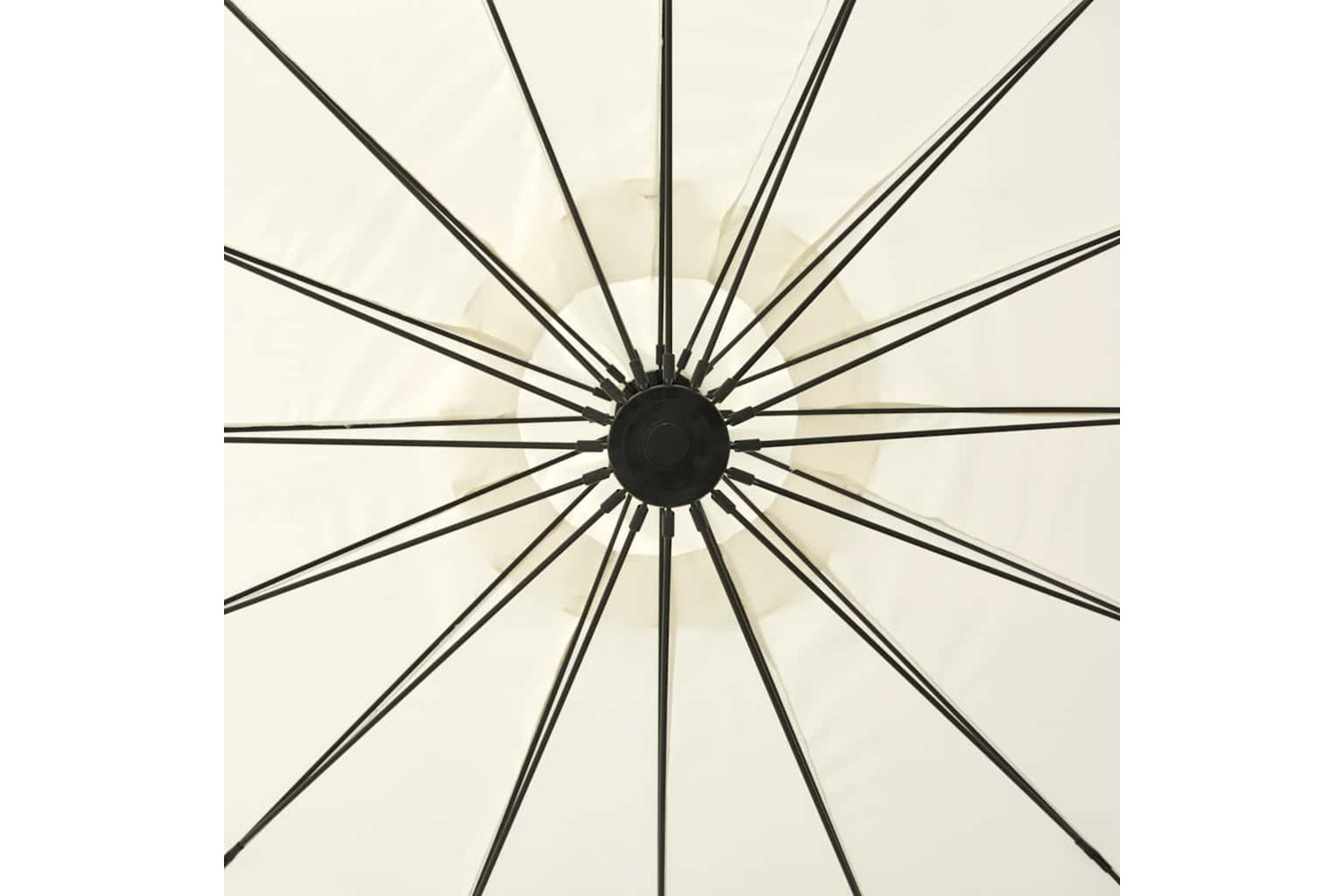 Vidaxl 47220 Hanging Parasol White 3 M Aluminium Pole-4