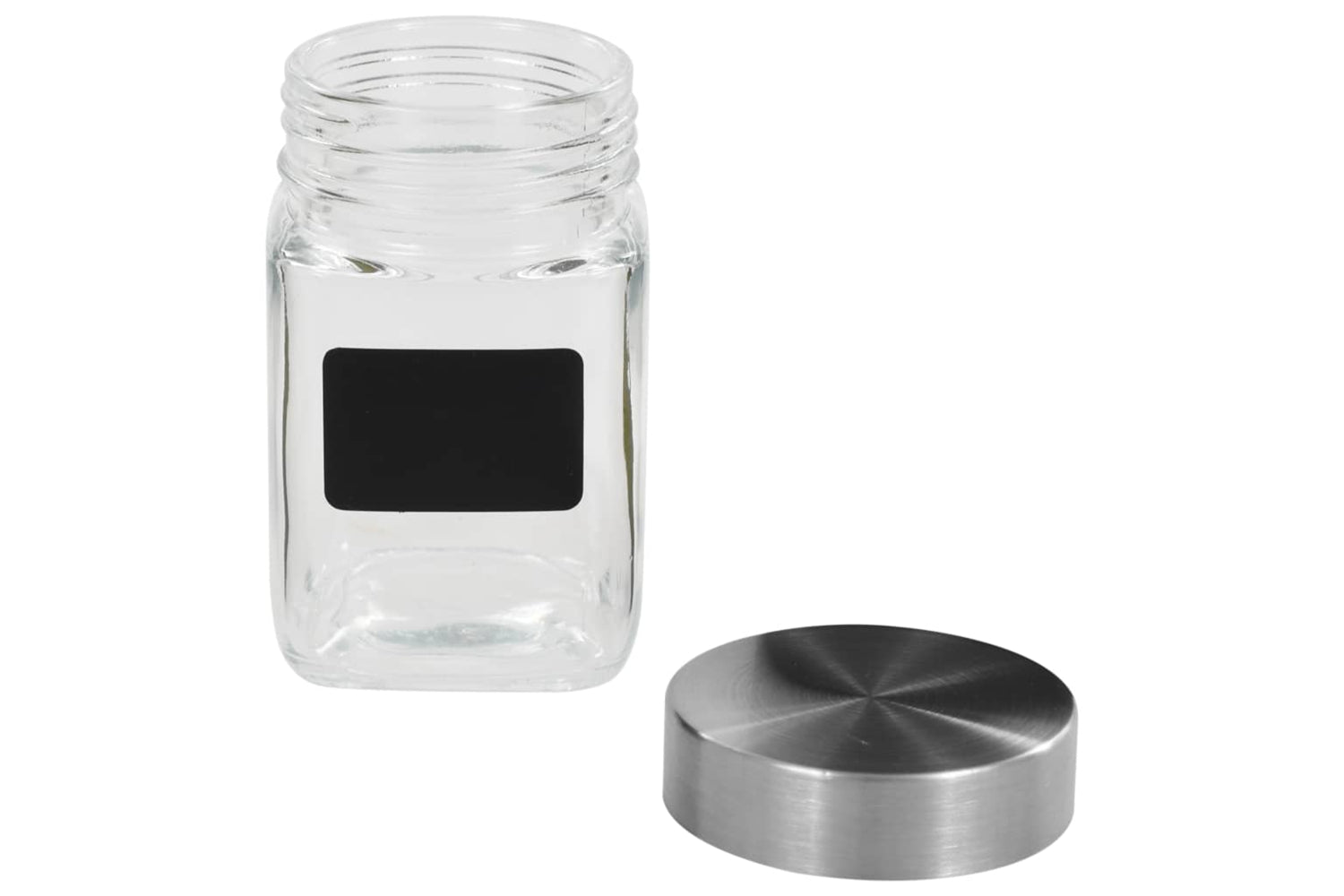 Vidaxl 50856 Storage Jars With Sticker 24 Pcs 300 Ml-3