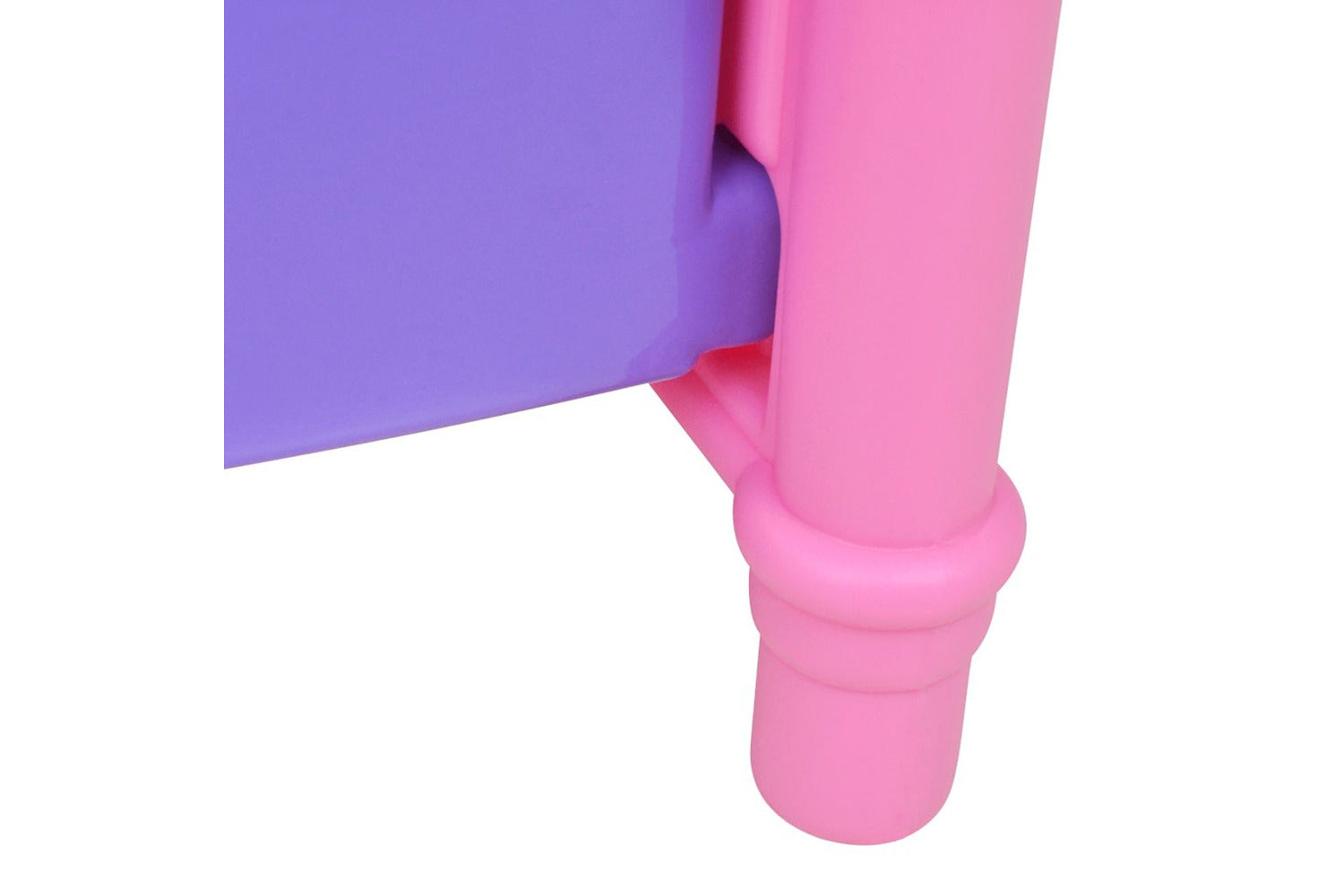 Vidaxl Kids'/children's Playroom Toy Doll Bed Pink + Purple-4
