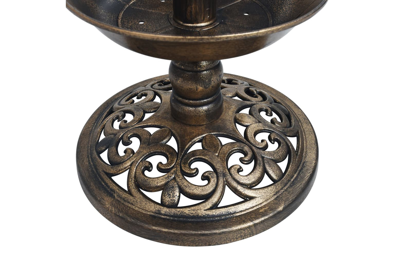 Vidaxl 48221 Decorative Birdbath With Solar Powered Led Lights Plastic-7