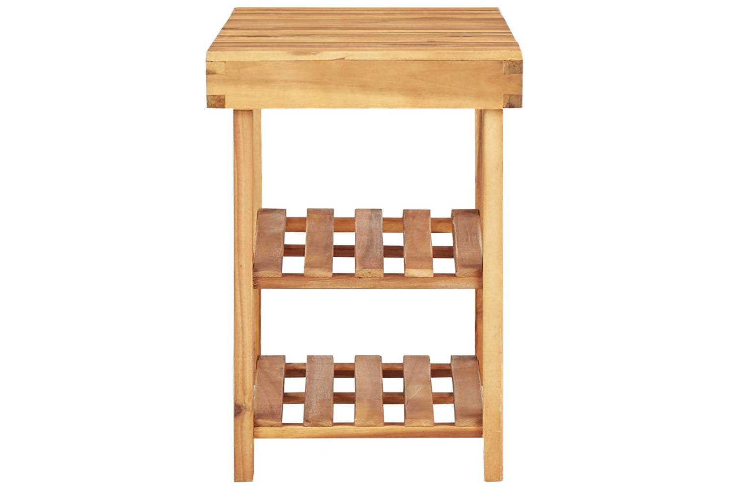 vidaXL 45931 Shoe Rack 90x32x46cm Solid Acacia Wood-3