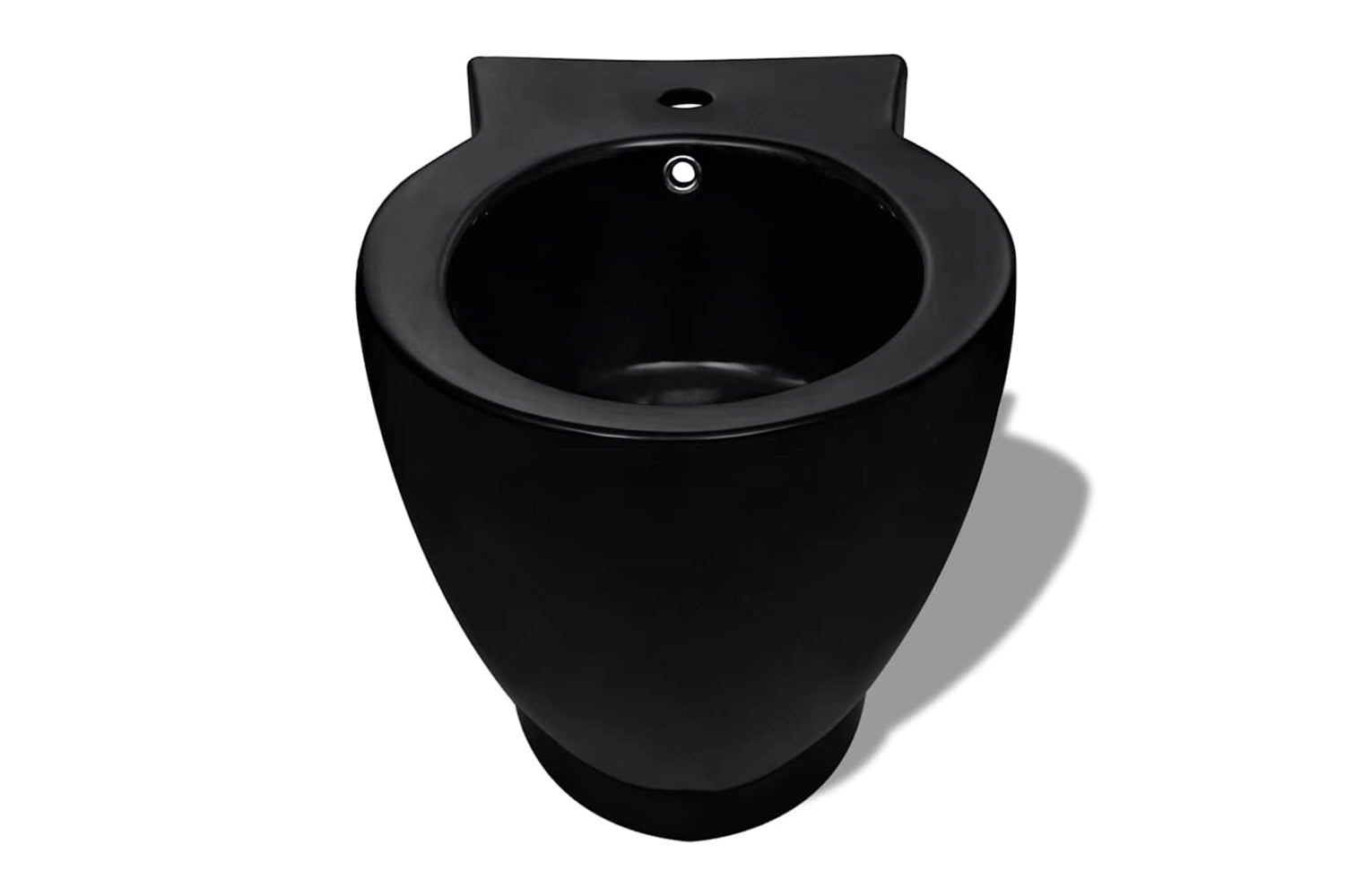 Vidaxl 270060 Stand Toilet & Bidet Set Black Ceramic-7