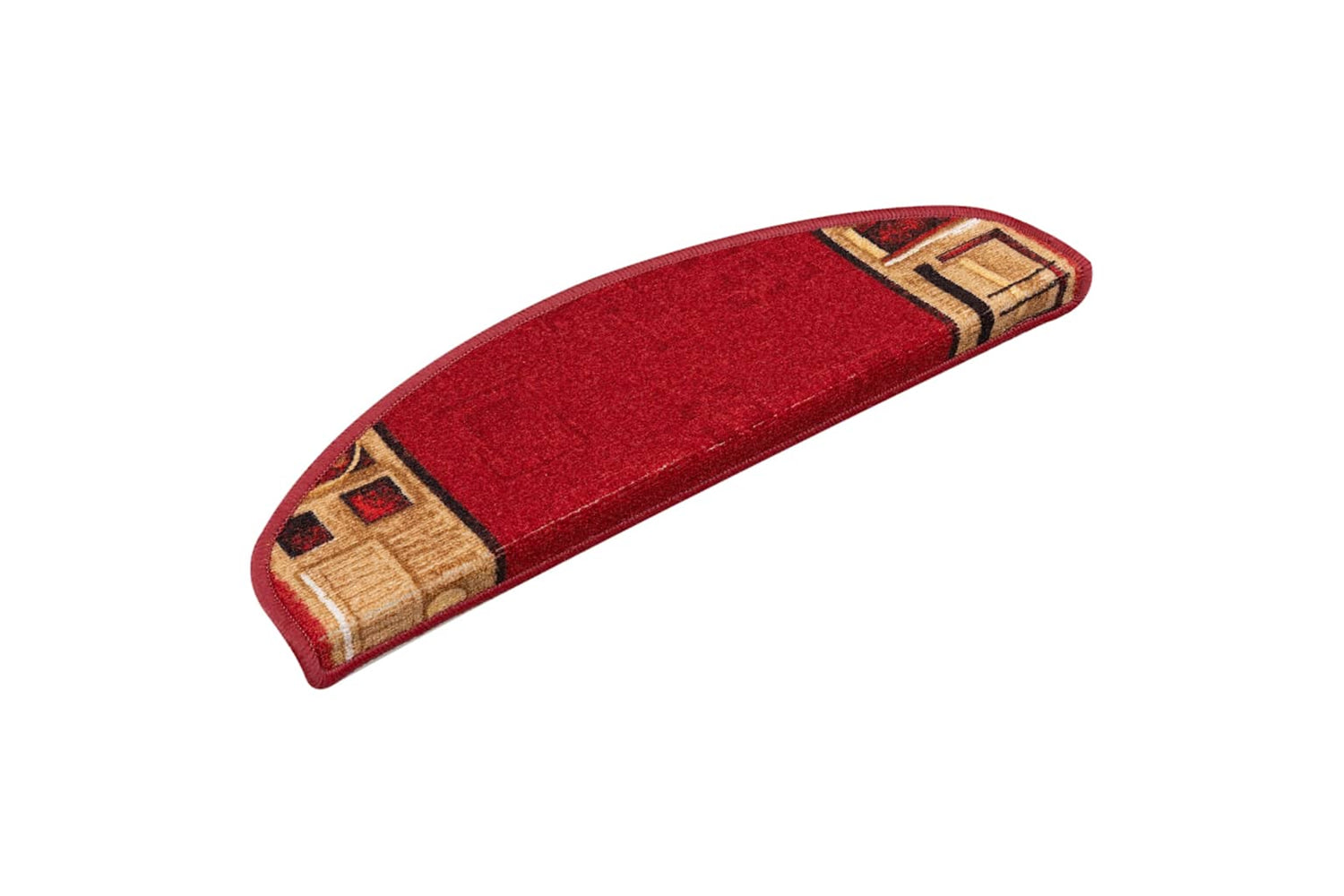 vidaXL 322410 Self-adhesive Stair Mats 15 Pcs Red 65x21x4cm-2