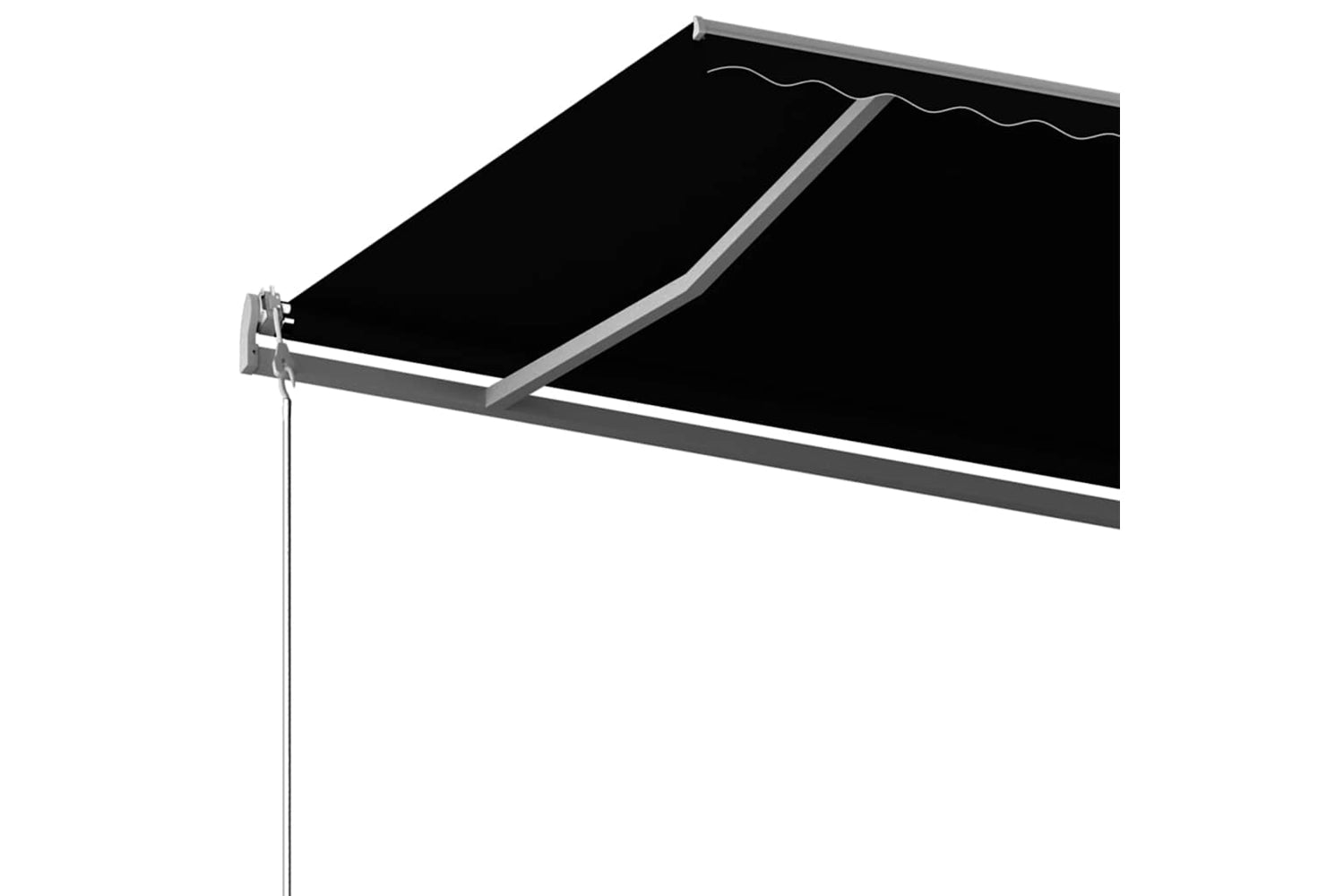 Vidaxl Freestanding Manual Retractable Awning 500x300 Cm Anthracite-7