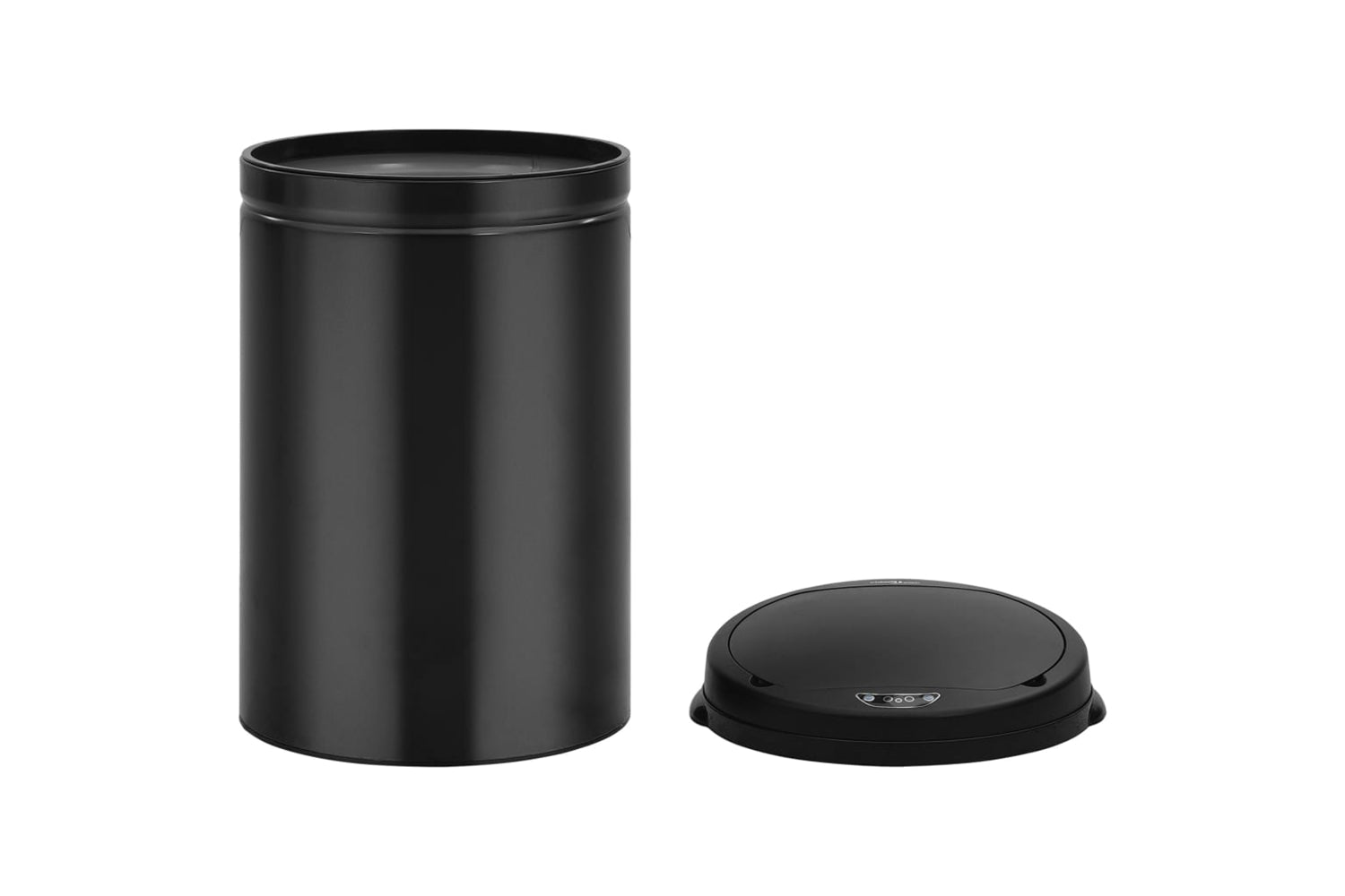 Vidaxl 322698 Automatic Sensor Dustbin 30 L Carbon Steel Black-4
