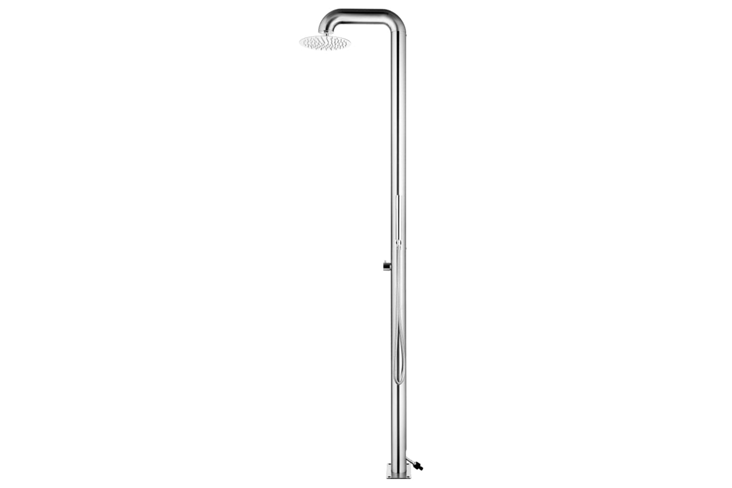 vidaXL 315941 Garden Shower 225cm Stainless Steel-4