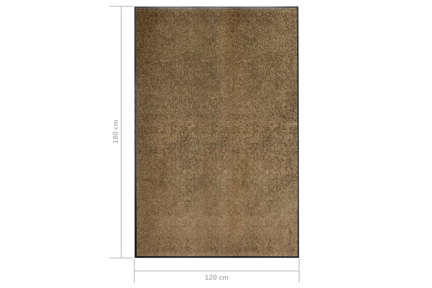 vidaXL 323438 Doormat Washable Brown 120x180cm-6