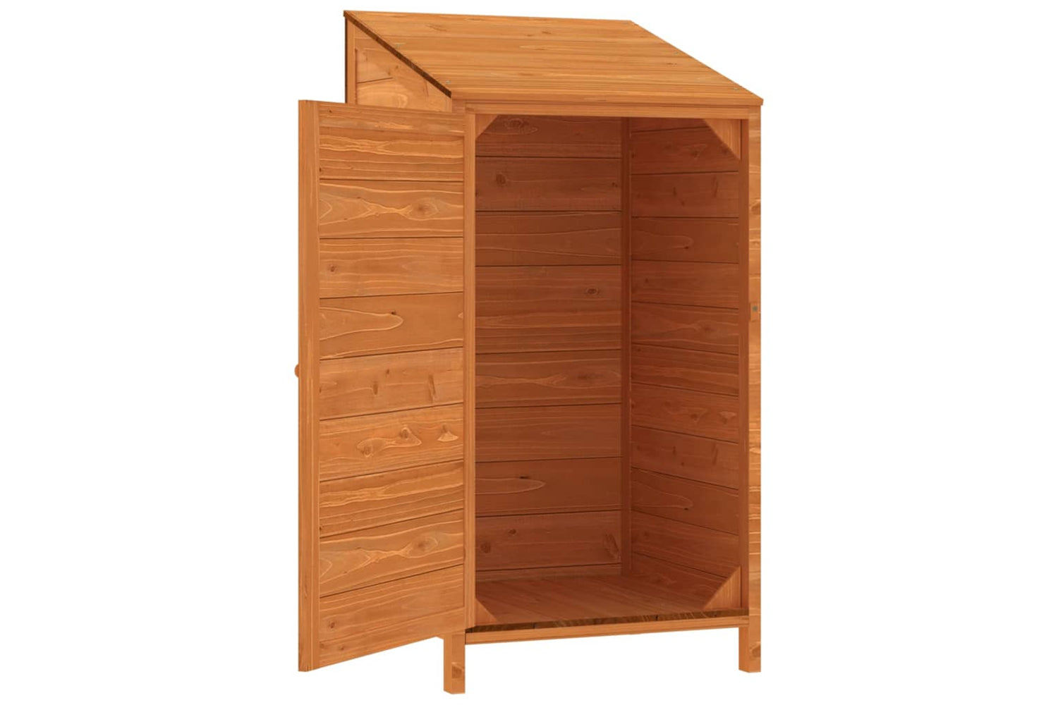 vidaXL 152181 Garden Shed Brown 55x52x112cm Solid Wood Fir-3