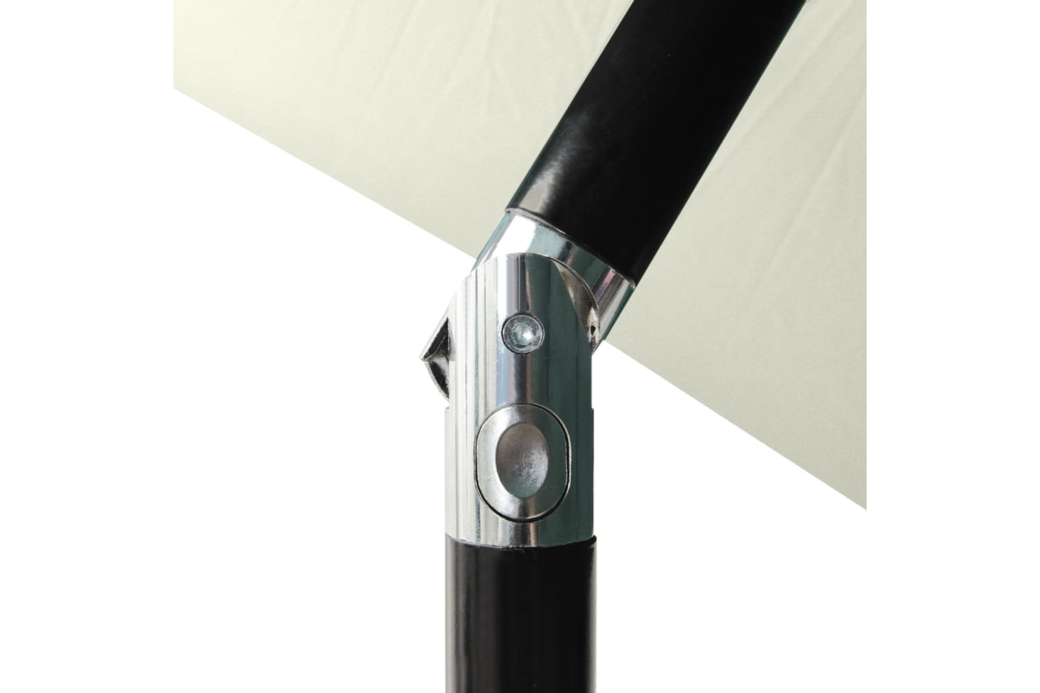Vidaxl 313787 Parasol With Leds And Steel Pole Sand 2x3 M-9