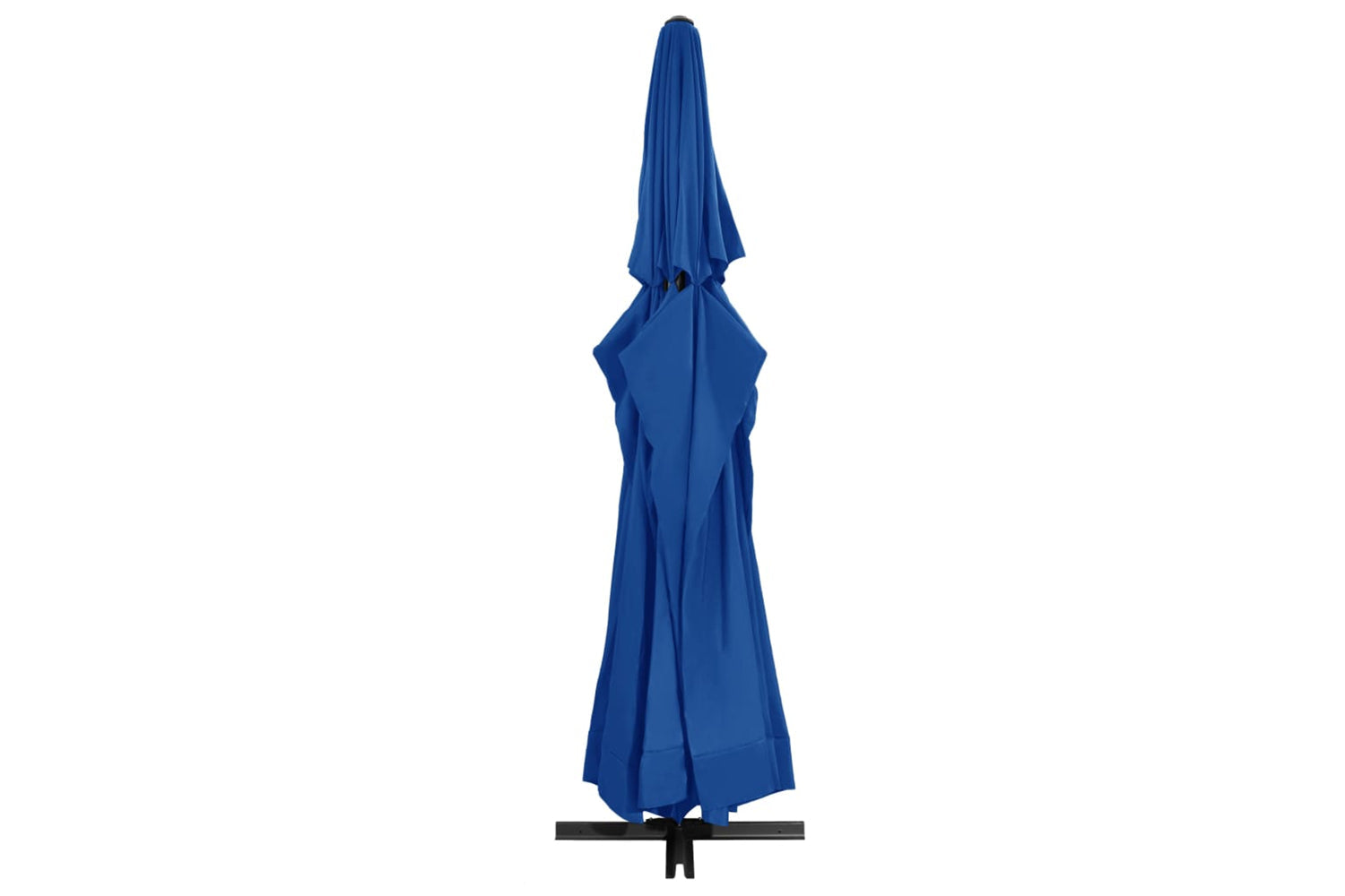 vidaXL 47369 Outdoor Parasol With Aluminium Pole 500cm Azure Blue-3