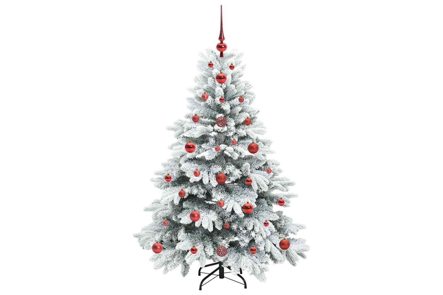 Vidaxl Artificial Christmas Tree With 150 Leds Green 120 Cm Pe And Pvc-4