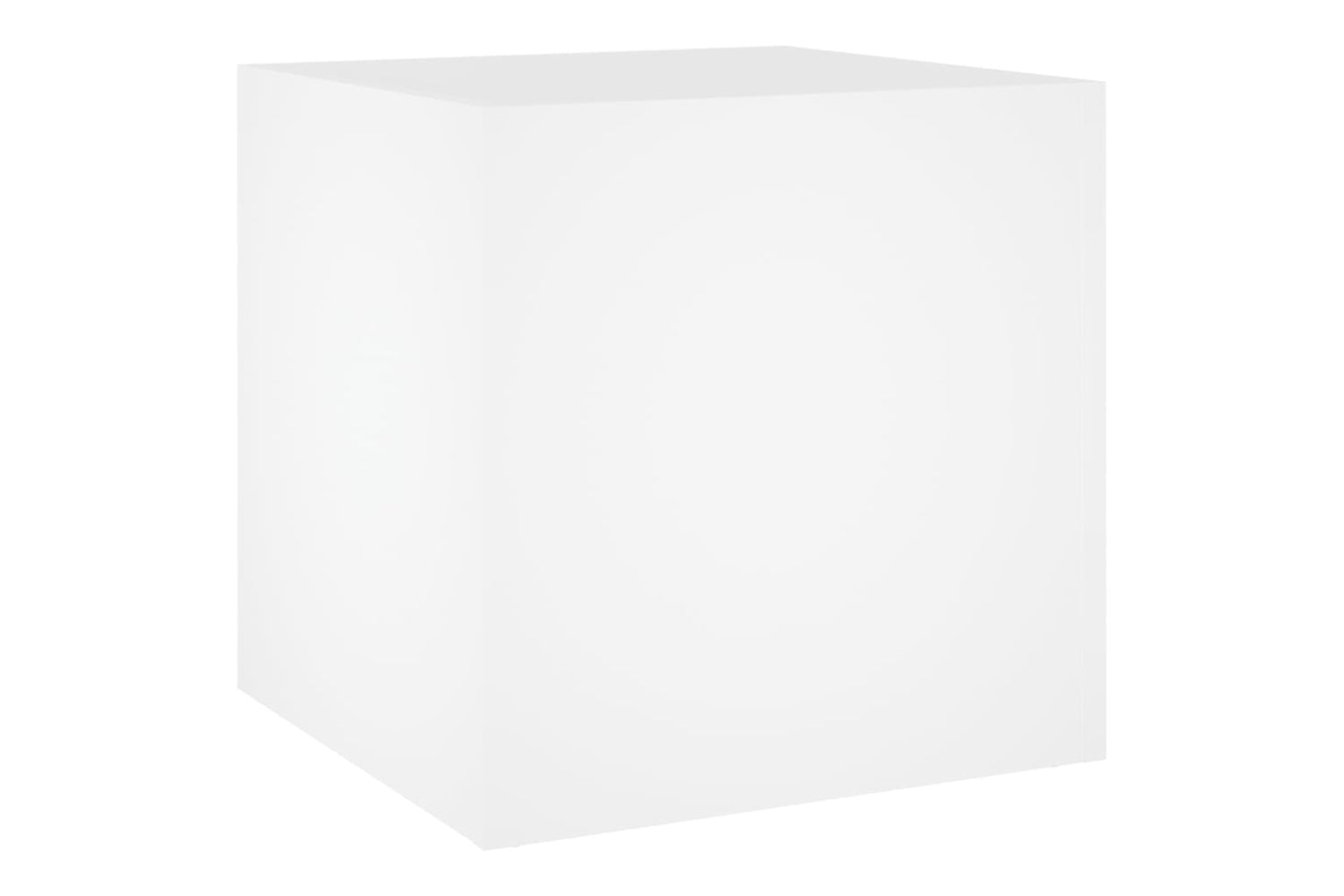 vidaXL 808792 Planter Box White 40x40x40cm Engineered Wood