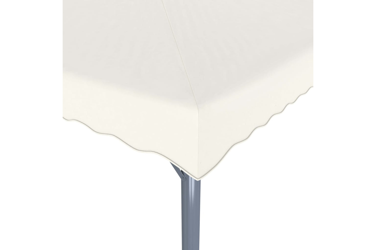 Vidaxl 3070351 Gazebo With Led String Lights 400x300 Cm Cream Aluminium-5