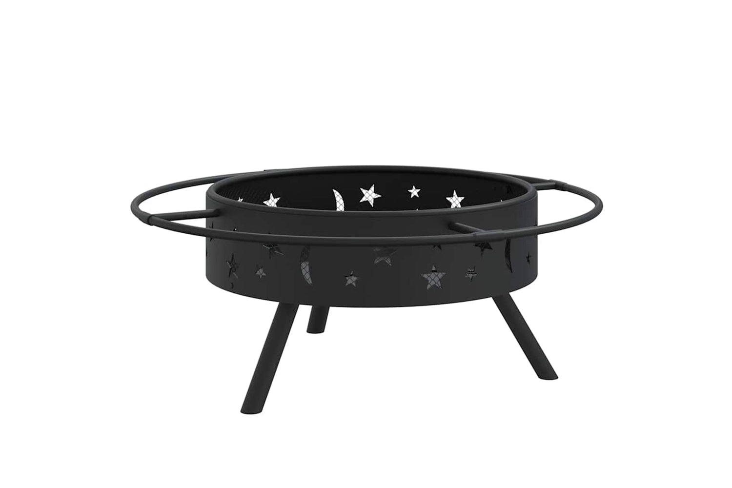 vidaXL 360064 Fire Pit With Poker 70cm Xxl Steel-3
