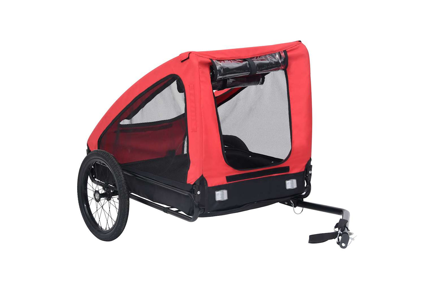 Vidaxl Pet Bike Trailer Red And Black-2