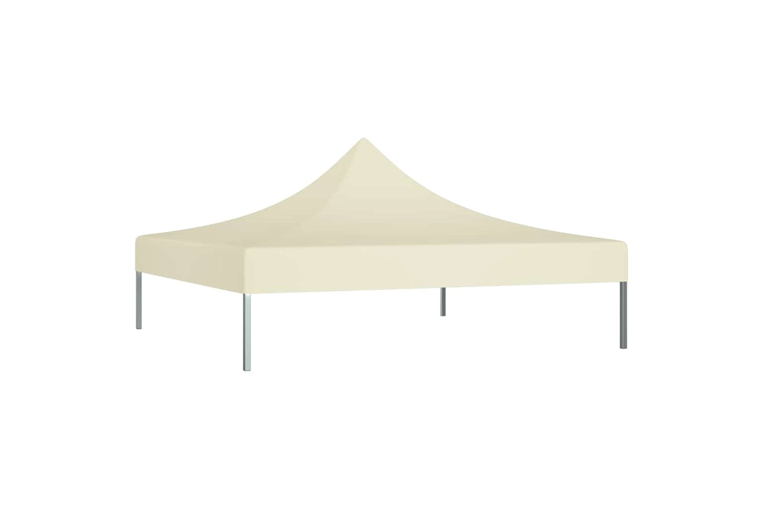 Vidaxl 315336 Party Tent Roof 2x2 M Cream 270 G/mâ²-2