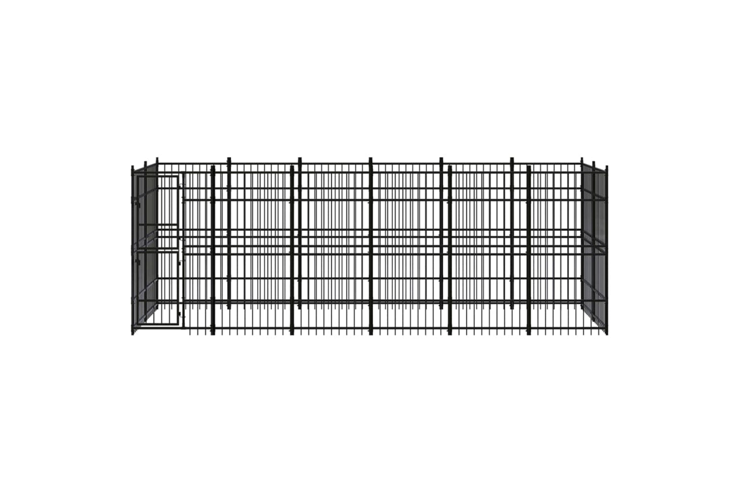Vidaxl 3097960 Outdoor Dog Kennel Steel 11.06 M2-2