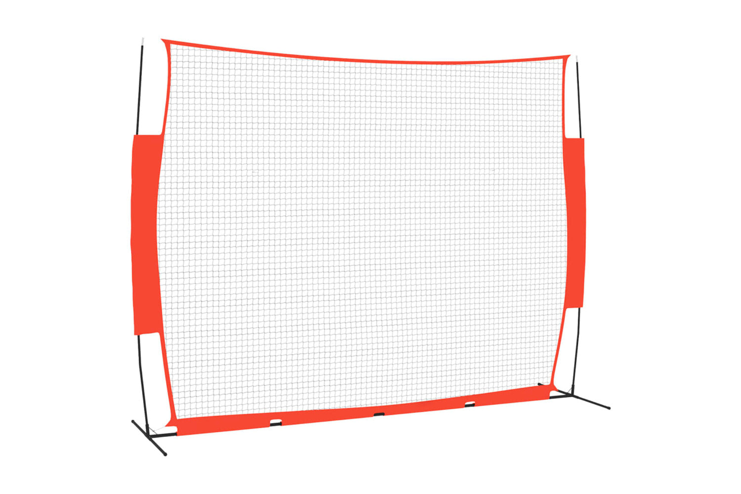 vidaXL 93739 Portable Baseball Net Red&black 369x107x271cm Steel&polyester-2
