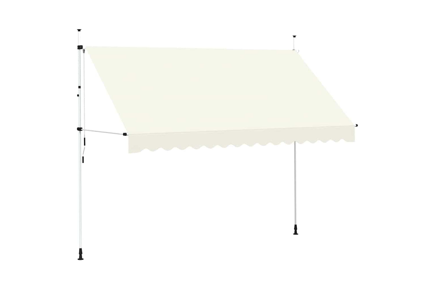 vidaXL 143697 Manual Retractable Awning 350cm Cream