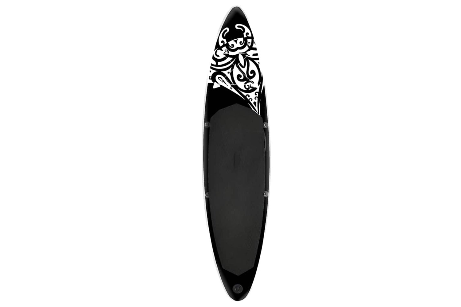 Vidaxl Inflatable Stand Up Paddleboard Set 305x76x15 Cm Black-4