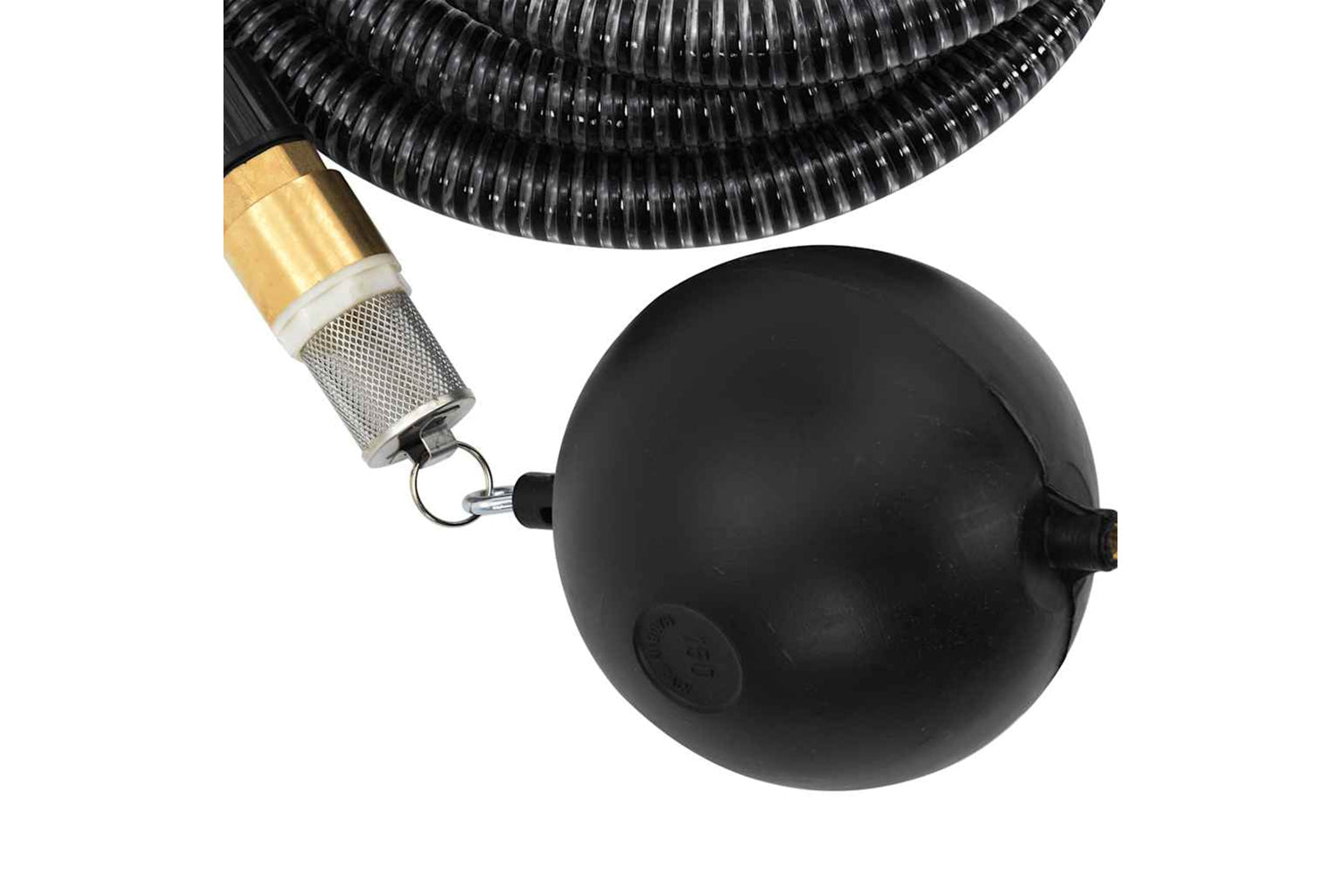 vidaXL 151061 Suction Hose With Brass Connectors 7 M 25mm Black-4