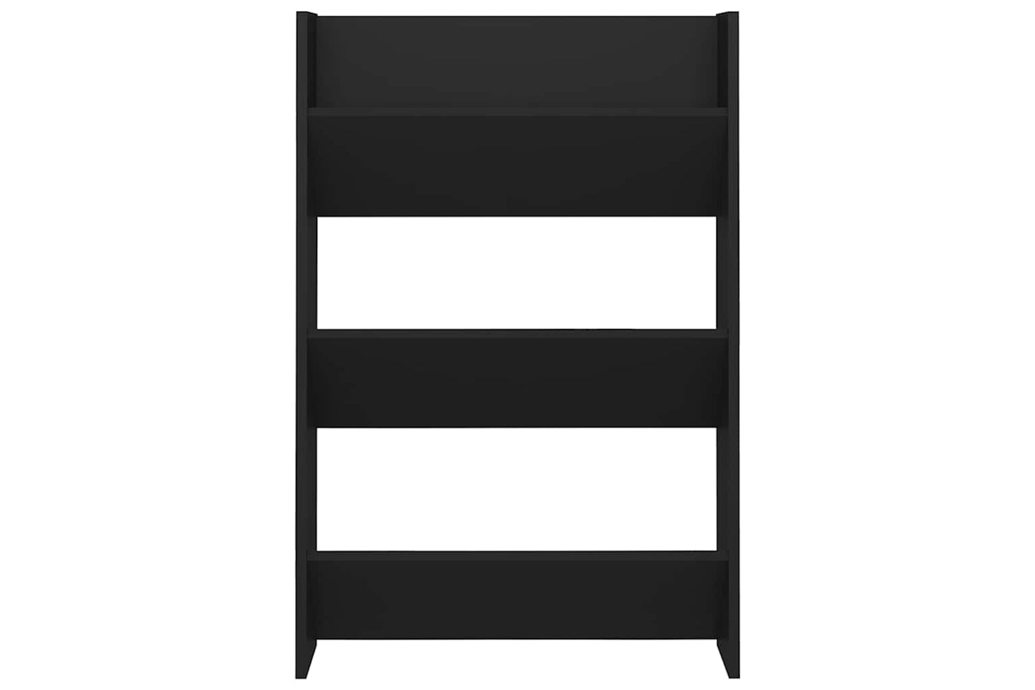 vidaXL 806762 Wall Shoe Cabinets 2 Pcs Black 60x18x90cm Engineered Wood-5