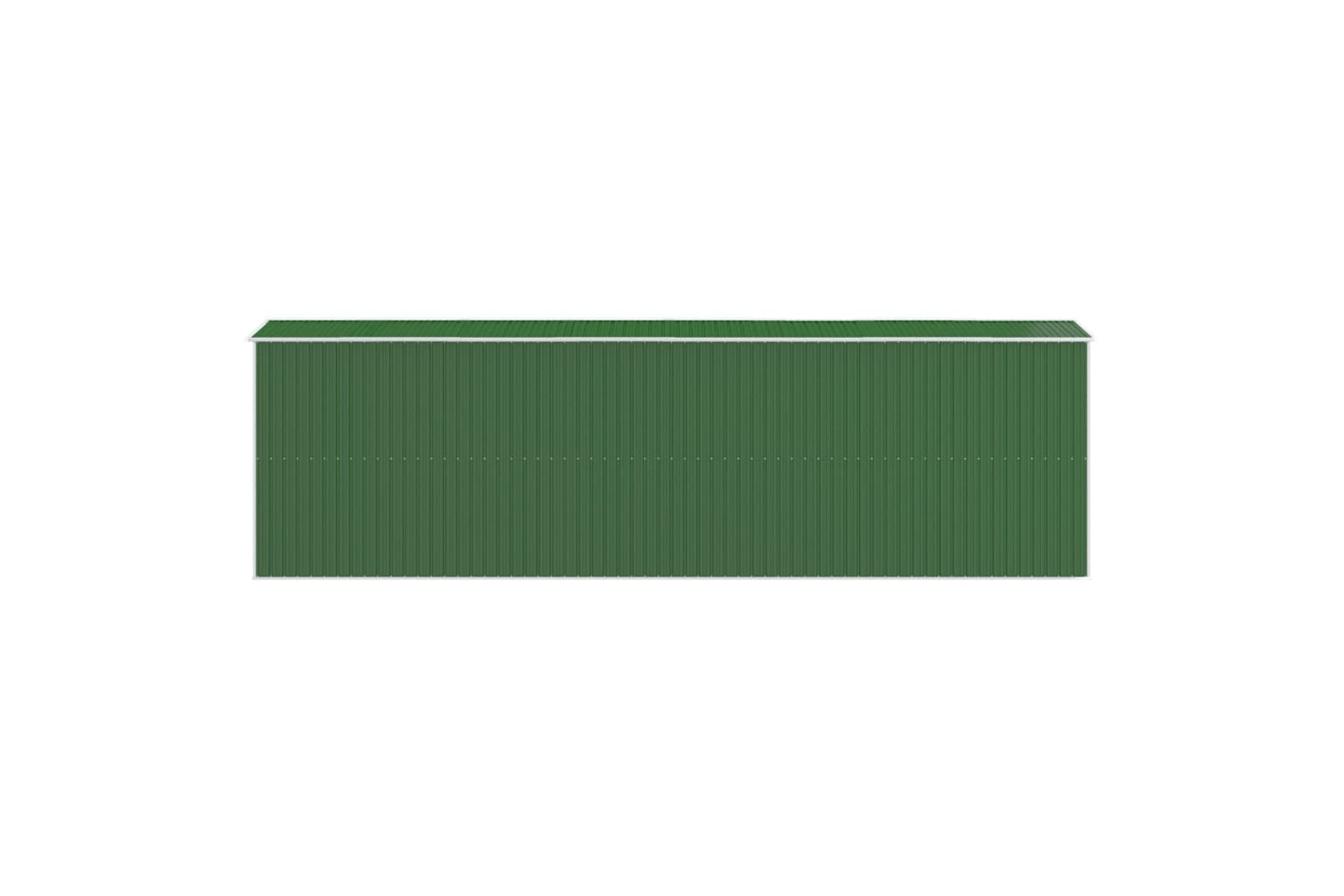 vidaXL 3147432 Garden Shed Green 192x606x223cm Galvanised Steel-4