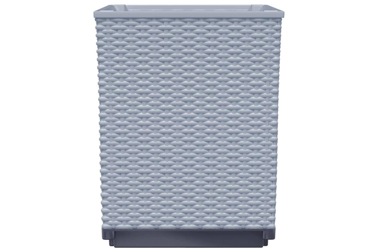 vidaXL 364181 Planters 2 Pcs Light Grey 30x30x37cm Polypropylene-4