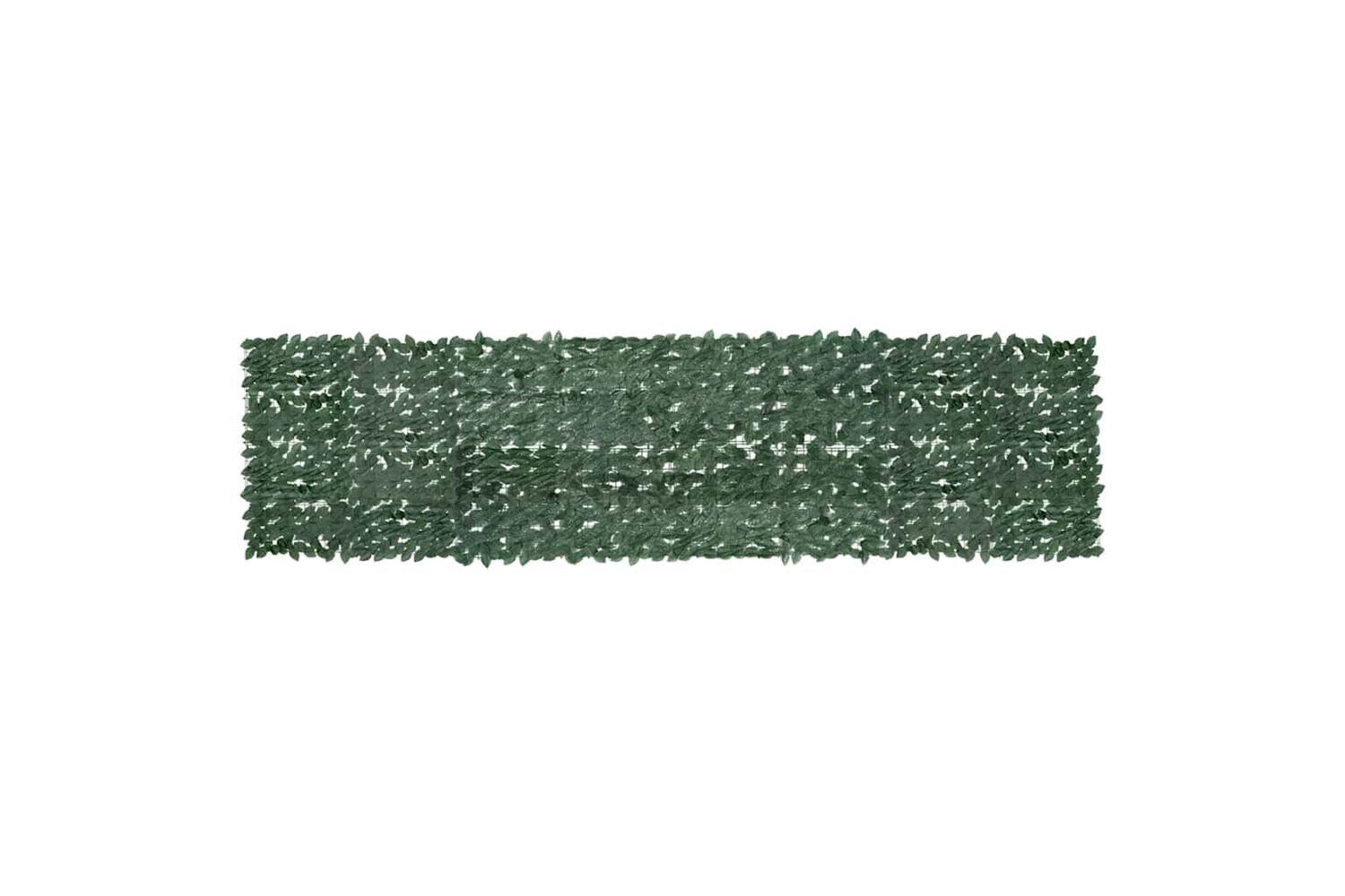 vidaXL 315488 Balcony Screen With Dark Green Leaves 400x100cm
