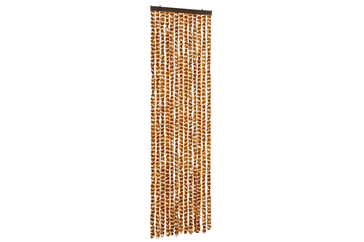 vidaXL Insect Curtain Ochre And White 56x185cm Chenille