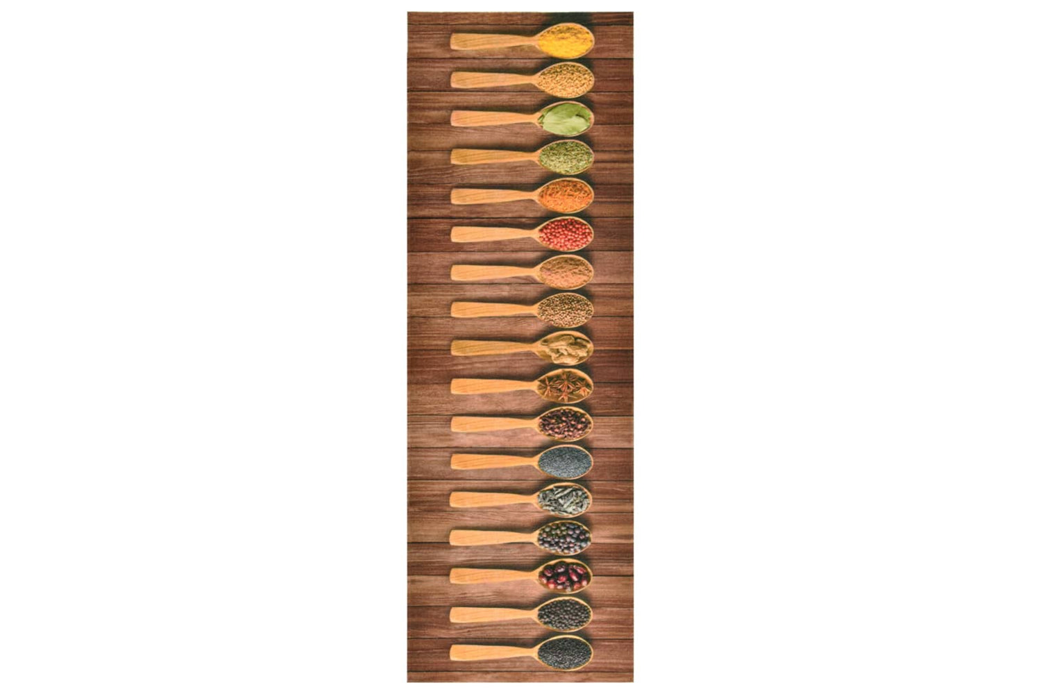 vidaXL 323478 Kitchen Floor Mat Washable Spoon 60x180cm
