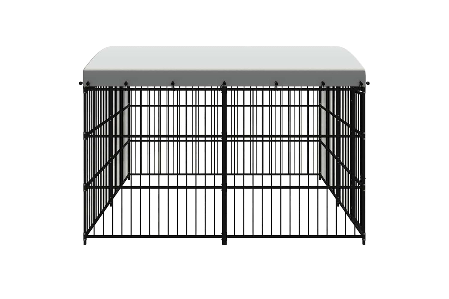 vidaXL 170895 Outdoor Dog Kennel With Roof 300x300x210cm-3