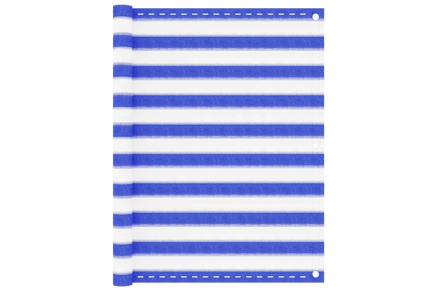 vidaXL 310894 Balcony Screen Blue And White 120x500cm Hdpe