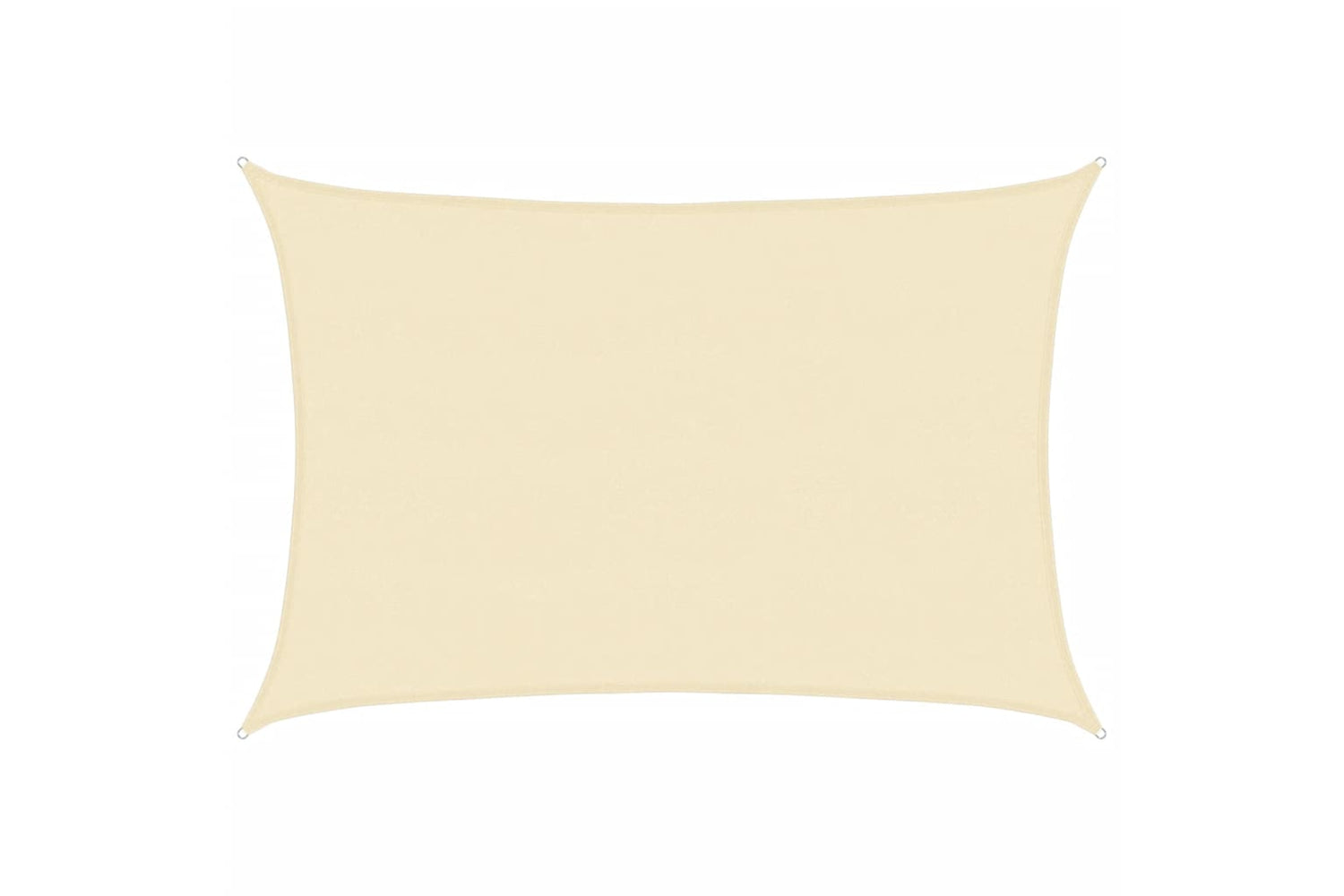 vidaXL 311191 Sunshade Sail 160 G/mÂ² Cream 5x6 M Hdpe