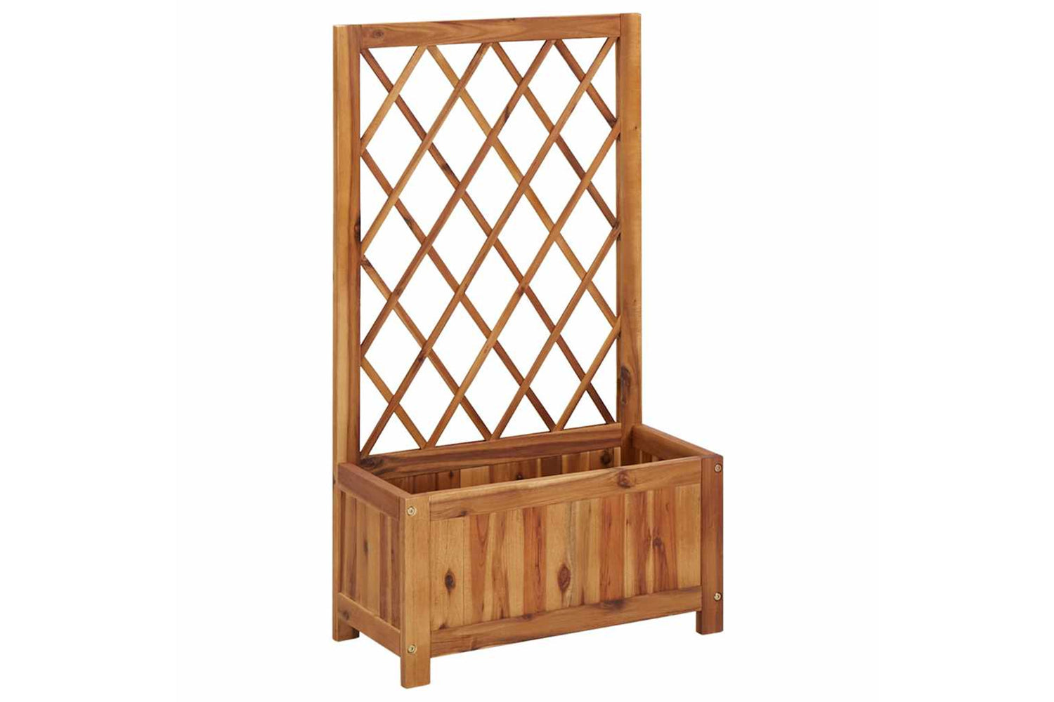 Vidaxl 316541 Garden Raised Bed With Trellis Solid Acacia Wood