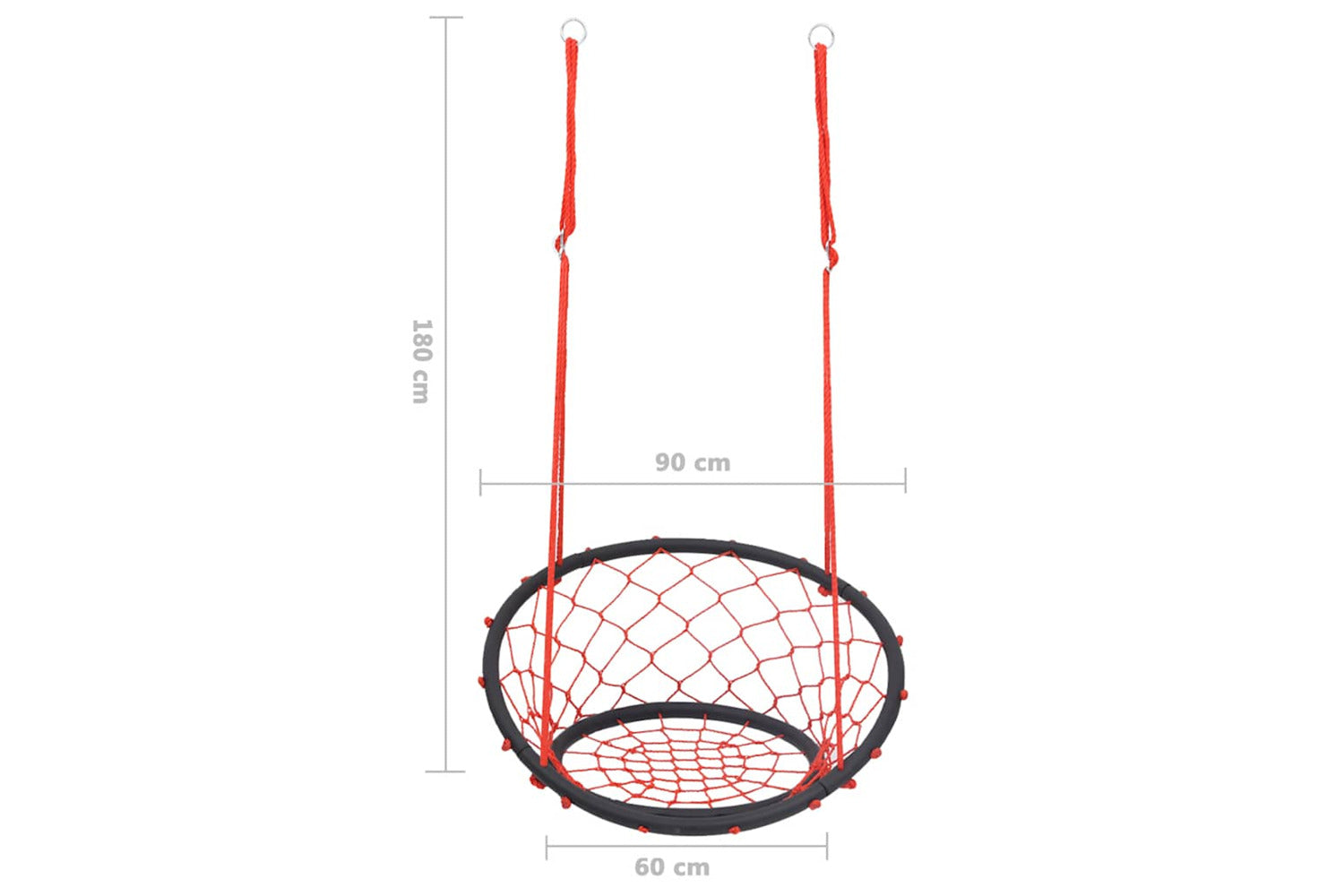 Vidaxl Web Swing Chair 60 Cm-4